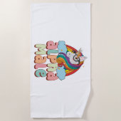 Alpha Male Ironic Unicorn 2 Strandtuch (Vorderseite)