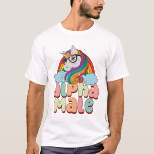 Alpha Male Ironic Unicorn 2 T-Shirt