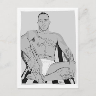 "Alpha Male" Postkarte