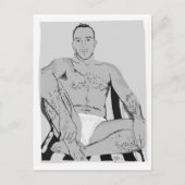 "Alpha Male" Postkarte (Vorderseite)