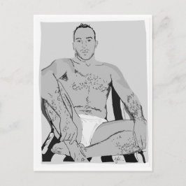 "Alpha Male" Postkarte