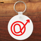 Alpha Male Sign Schlüsselanhänger (Vorderseite)