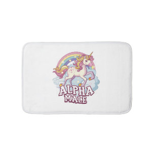 Alpha Male Unicorn Badematte