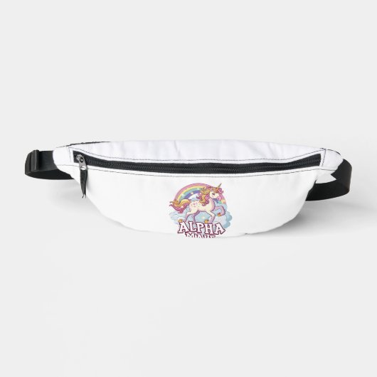 Alpha Male Unicorn Bauchtasche (Vorderseite)