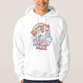 Alpha Male Unicorn Hoodie (Vorderseite)
