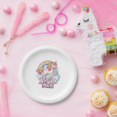 Alpha Male Unicorn Pappteller (Party)