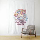 Alpha Male Unicorn Wandteppich (Beispiel)