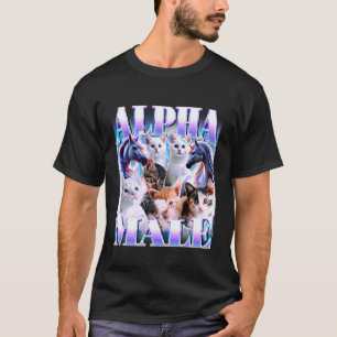Alpha-Männchen-Einhorn Süße Katze Lustiges Ironisc T-Shirt