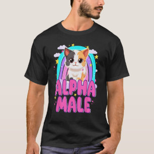 Alpha-Männchen-Katze Kätzchen Lustig Für Männer Fr T-Shirt