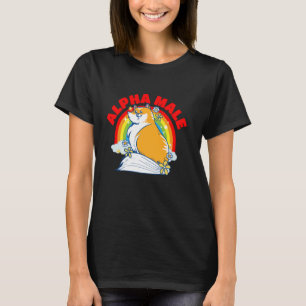 Alpha-Männchen Katzenliebhaber Katzenhumor Lustige T-Shirt