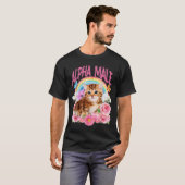 Alpha-Männchen Lustige Katze Kätzchen Regenbogen F T-Shirt (Vorne ganz)