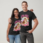 Alpha-Männchen Lustige Katze Kätzchen Regenbogen F T-Shirt (Unisex)