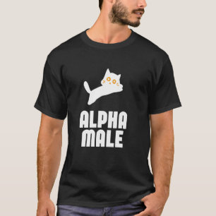 Alpha-Männchen lustiges Kätzchen Meme Katzenliebha T-Shirt