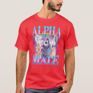 Alpha-Männchen Lustiges Meme-Familie T-Shirt