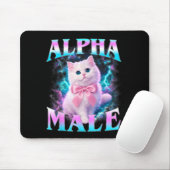 Alpha-Männchen Süße Katze Kätzchen Männer Frauen L Mousepad (Mit Mouse)