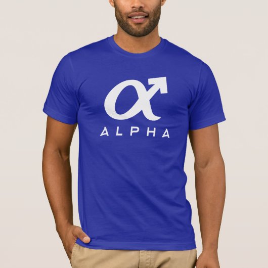 Alpha-Männchen T-Shirt (Vorderseite)