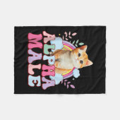 Alpha-Männerkatze Kitten Funny für Männer Tank Top Fleecedecke (Vorderseite (Horizontal))