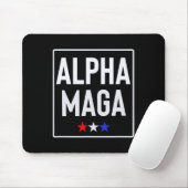 Alpha Mega Trump Wahldesign 2024 Mousepad (Mit Mouse)