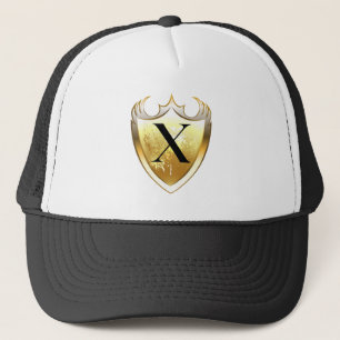 Alpha Monogram X Artistic Letter Everyday Style Truckerkappe