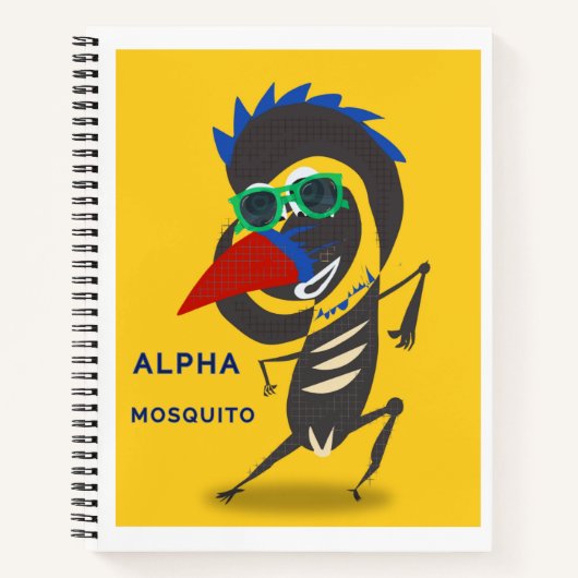 Alpha Mosquito Notizblock (Vorderseite)