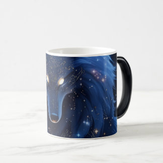 Alpha Neon Wolf Glowing Mystic Spirit Kaffeetasse