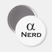 Alpha-Nerd Magnet (Vorderseite/Rückseite)