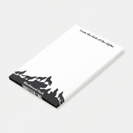 Alpha-Noten für Blackwood-Pack Post-it Klebezettel (angewinkelt)