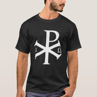 Alpha Omega Chi Rho Byzantine Christlich Jesus Chr T-Shirt