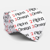 Alpha-Omega Krawatte (Gerollt)