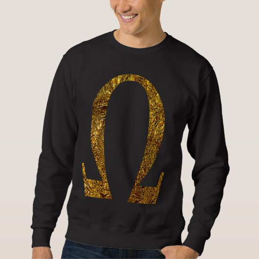 Alpha Omega Letter Greek Alphabet 1 Sweatshirt (Vorderseite)