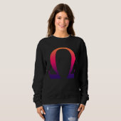 Alpha Omega Letter Greek Alphabet Sweatshirt (Vorne ganz)