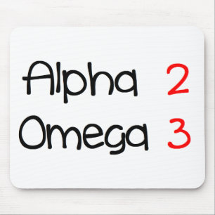 Alpha-Omega Mousepad