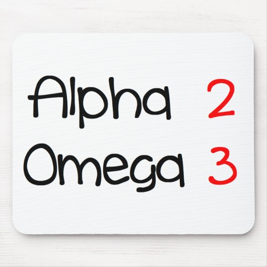 Alpha-Omega Mousepad (Vorne)