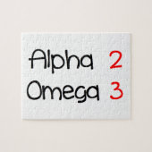 Alpha-Omega Puzzle (Horizontal)
