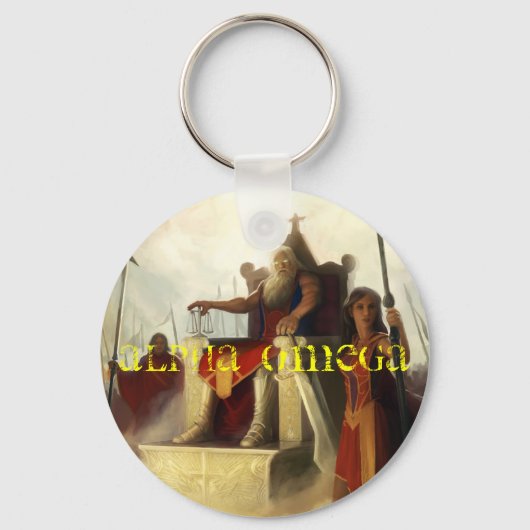 ALPHA OMEGA SCHLÜSSELANHÄNGER (Vorderseite)