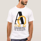 Alpha & Omega T-Shirt (Vorderseite)
