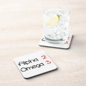 Alpha-Omega Untersetzer (Rechte Seite)