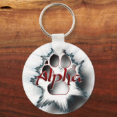 Alpha Paw Schlüsselanhänger (Vorderseite)
