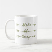 Alpha Pfeile Chi-Omegas | Kaffeetasse (Links)