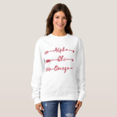 Alpha Pfeile Chi-Omegas | Sweatshirt (Vorne ganz)