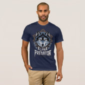 Alpha-Raubtier-Wolfgeist T-Shirt (Vorne ganz)