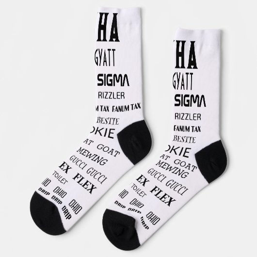 ALPHA RIZZ SIGMA GYATT FLEX SOCKS SOCKEN (Linkes Detail)