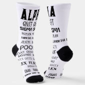 ALPHA RIZZ SIGMA GYATT FLEX SOCKS SOCKEN (Gewinkelt)