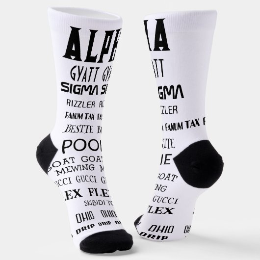 ALPHA RIZZ SIGMA GYATT FLEX SOCKS SOCKEN (Gewinkelt)