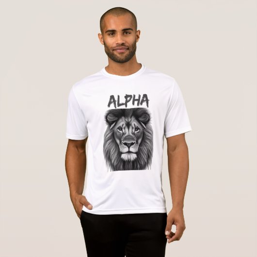 Alpha-Schläger T-Shirt (Vorne ganz)