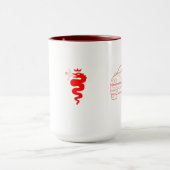 Alpha-Spinne Gtv zur Schau tragende Herz Tasse (Zentrum)