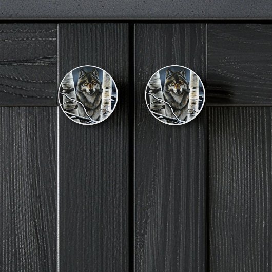 Alpha Timber Wolf Poplar Tree Keramikknauf