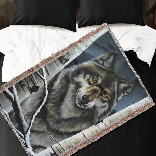 Alpha Timber Wolf Poplar Trees Decke