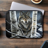 Alpha Timber Wolf Poplar Trees Laptopschutzhülle