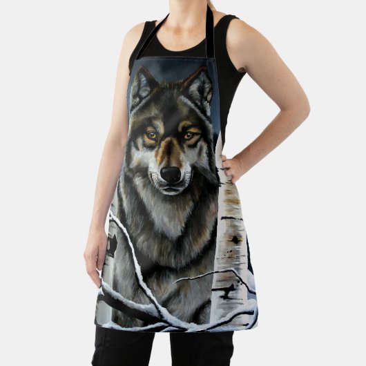 Alpha Timber Wolf Poplar Trees Schürze (InSitu)